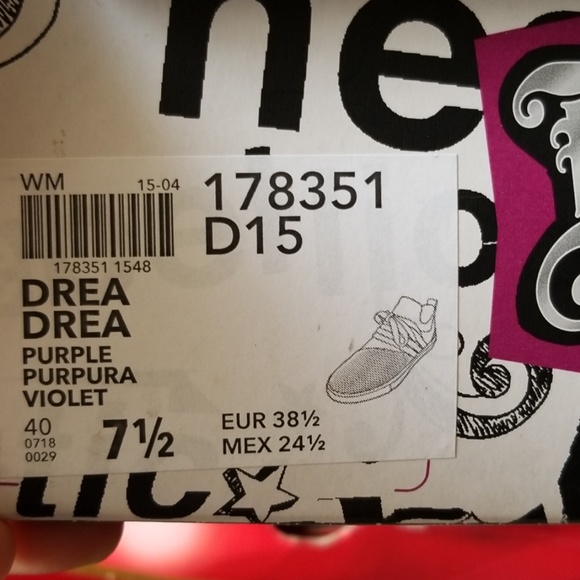 Purple nib sneakers - Picture 3 of 4